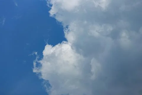 Summer blue sky cloud gradient light white background.beauty bright cloud c.. Stock Photos