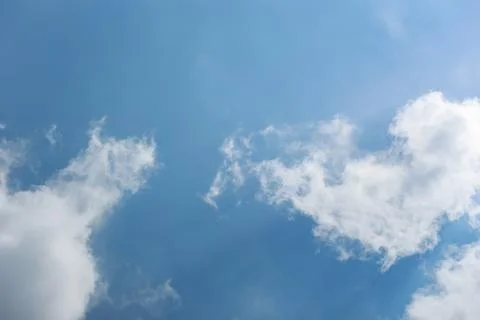 Summer blue sky cloud gradient light white background.beauty bright cloud c.. Stock Photos