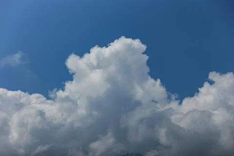 Summer blue sky cloud gradient light white background.beauty bright cloud c.. Stock Photos