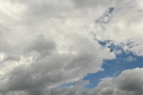 Summer blue sky cloud gradient light white background Stock Photos