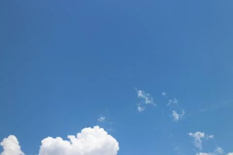 Summer blue sky cloud gradient light white background.beauty bright cloud cover  Stock Photos
