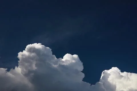 Summer blue sky cloud gradient light white background. Beauty clear cloudy .. Foto stock