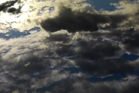 Summer blue sky cloud gradient light white background. Beauty clear cloudy .. Stock Photos