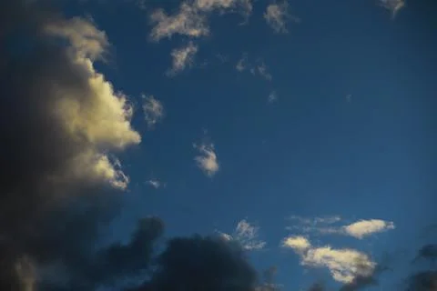 Summer blue sky cloud gradient light white background. Beauty clear cloudy .. Foto stock