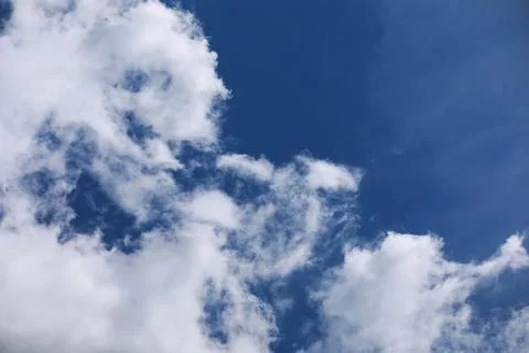 Summer blue sky cloud gradient light white background. Beauty clear cloudy .. Stock Photos