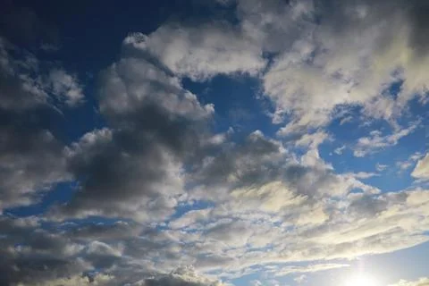 Summer blue sky cloud gradient light white background. Beauty clear cloudy .. Stock Photos
