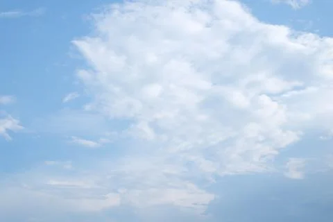Summer blue sky cloud gradient light white background. Gloomy vivid cyan Stock Photos