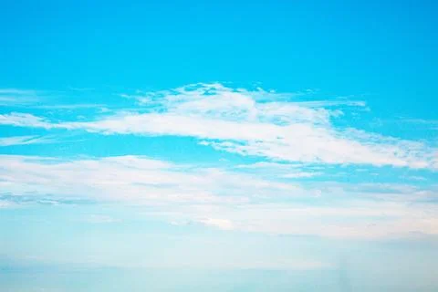 Summer blue sky cloud light gradient white background Stock Photos