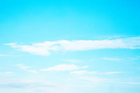 Summer blue sky cloud light gradient white background Stock Photos