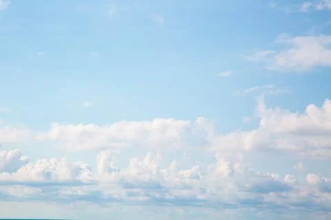 Summer blue sky cloud light gradient white background Stock Photos