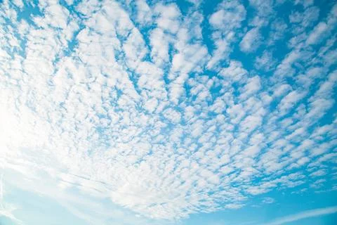 Summer blue sky cloud light gradient white background Foto stock