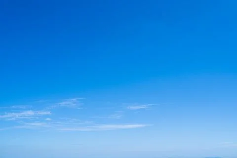 Summer blue sky clouds background. Beauty clear cloudy in sunshine calm brigh Stock Photos