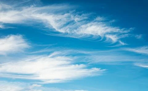 Summer Blue Sky Cloudscape Stock Photos