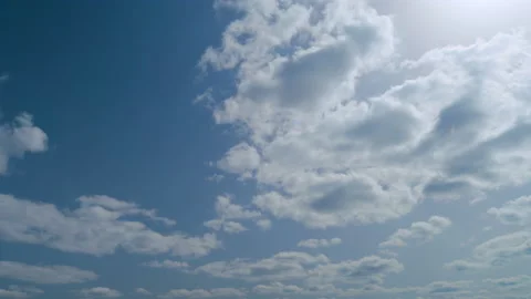 White clouds. Summer sky with with white fluffy clouds on the blue sky ,  #spon, #Summer, #clouds, #White, #sky, #bl…