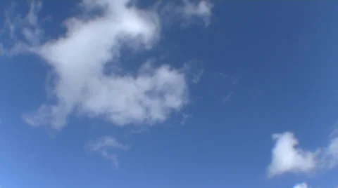 Summer Blue sky with small clouds - 01 Stock Footage 39462129