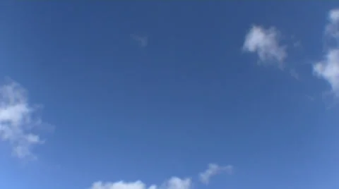 Summer Blue Sky with small clouds - 02 Video stock 39477580