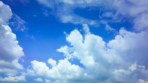 Summer blue sky texture background Stock Photos