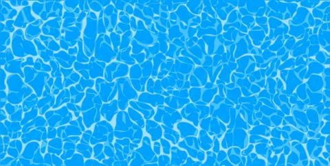 Summer blue swiming pool pattern. Illustrazione stock
