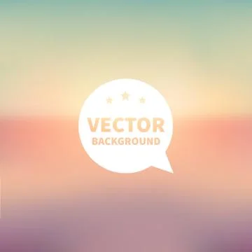 Summer blur sunset background Illustration