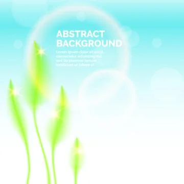 Summer blurred abstract background. Stock Illustration