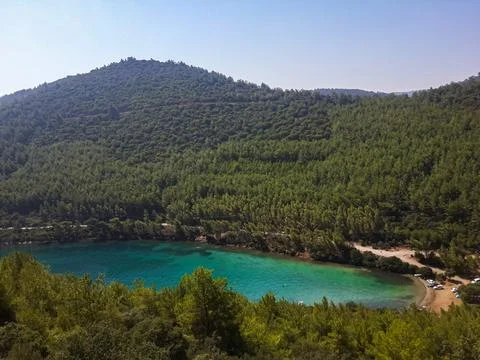 Summer Bodrum Seaside Beach View Stock Photos