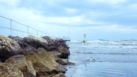 Summer breeze on the beach Stock Footage 278041502