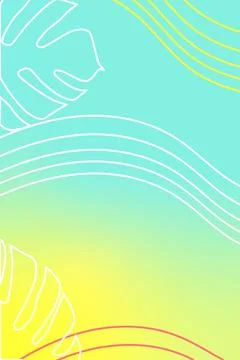 Summer bright abstract background for the banner Stock Illustration