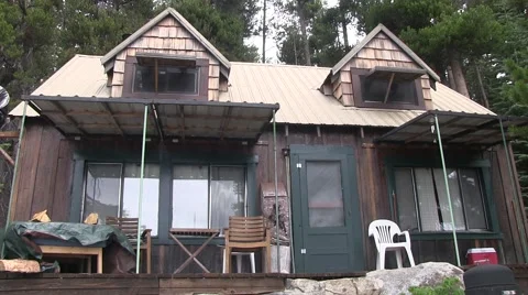 Summer cabin ready for guests Video stock 53298335