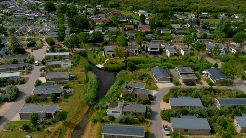 Summer cabins in the Netherlands. 動画素材 275031852