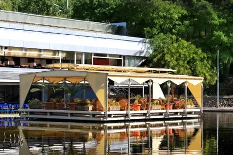 Summer cafe Stock Photos