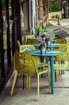 Summer cafe Stock Photos