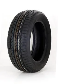 Summer car tire Stock Photos