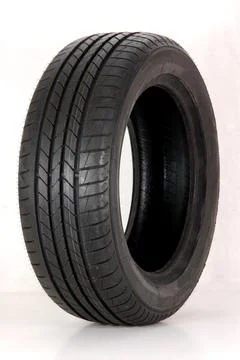 Summer car tire Stock Photos