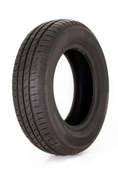 Summer car tire Stock Photos