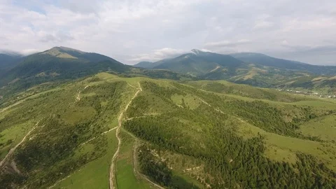 Summer Carpathian Stock Footage 122386779