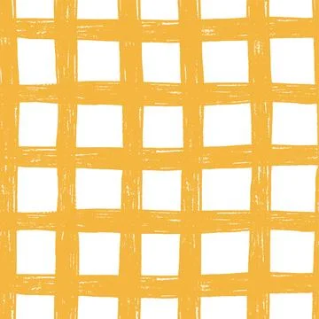 Summer Checkered Seamless pattern hand painted dry brush strokes. Hatching Stock Illustration