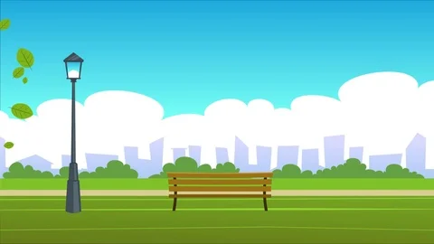 Summer City Park Stock Footage 69749402