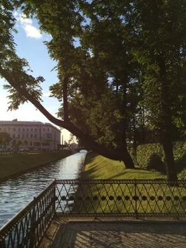 Summer city Stock Photos