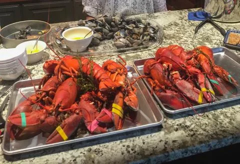 Summer Clambake Stock Photos