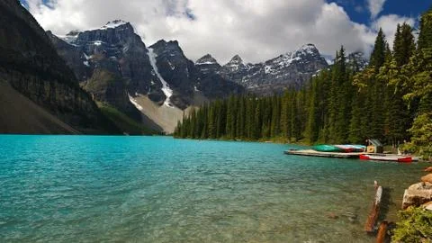 Summer clear cloud glacier ice park peak rental Foto stock