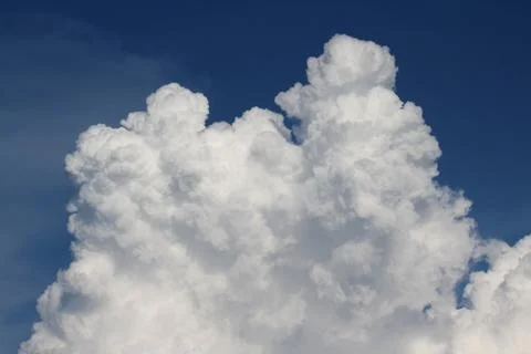 Summer cloud in blue sky Stock Photos