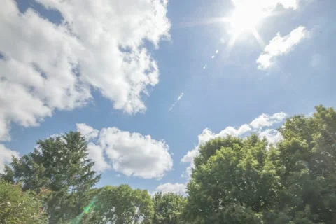 Summer Cloud Daydream Stockbeeldmateriaal 135764276