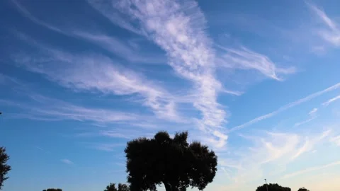 Summer Cloud Movement Timelapse Horizontal 4K, No Sound Stock Footage 339985084