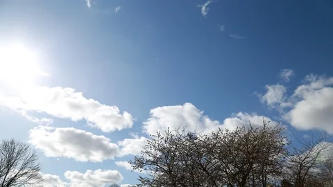 Summer Clouds Stock Footage 127348179