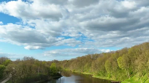 Summer clouds Stock Footage 240858532
