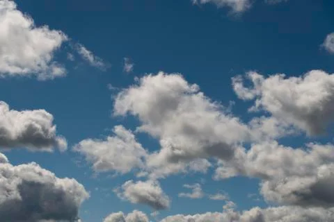Summer clouds. Stock Photos