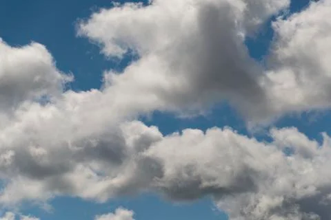 Summer clouds. Stock Photos