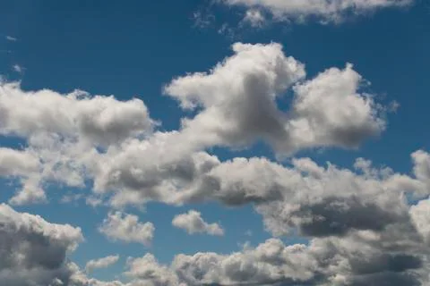Summer clouds. Stock Photos