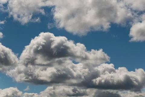 Summer clouds. Stock Photos