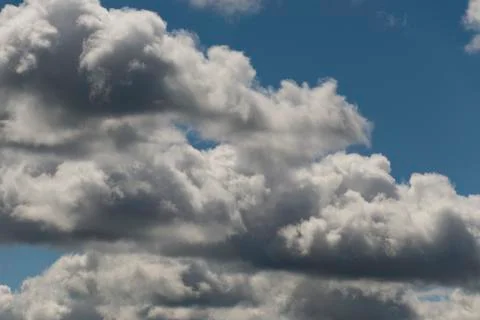 Summer clouds. Stock Photos